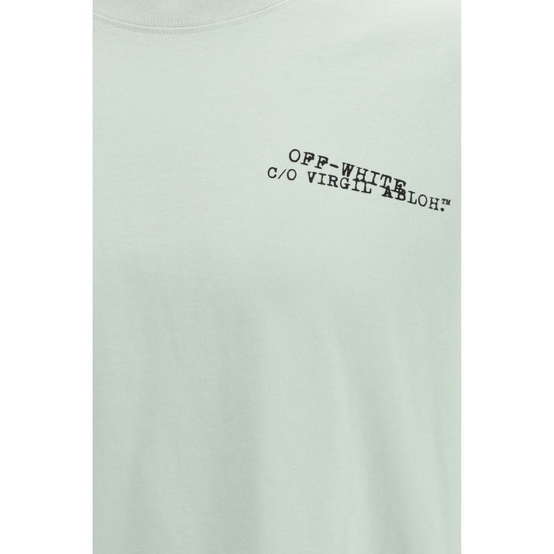 Off-White Type Arrow Bicolor Cotton Skate T-shirt