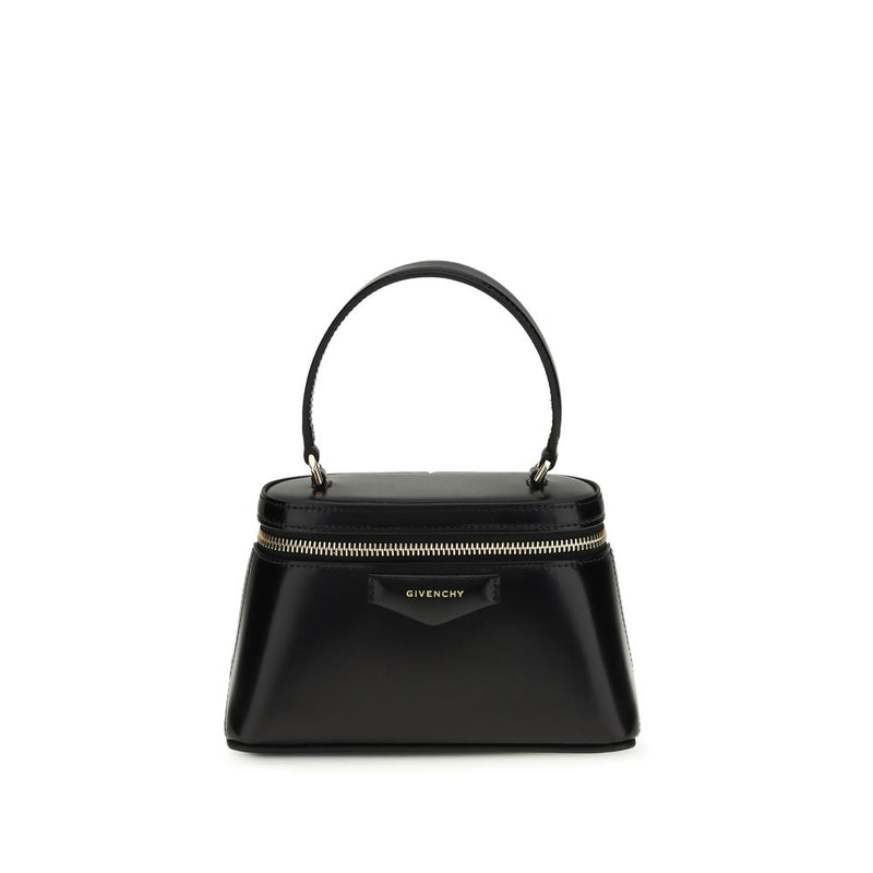 Givenchy Antigona Mini Handbag in Black Calf Leather
