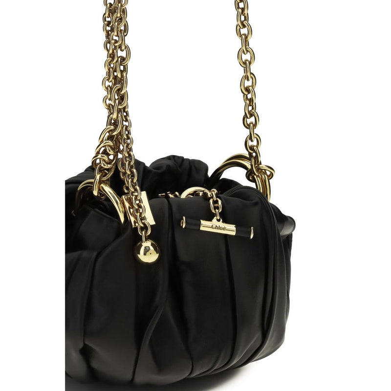 Chloé Black Lamb Ovis Aries Shoulder Bag