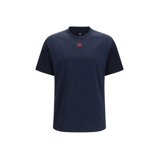 Fendi Blauw Katoenen T-shirt