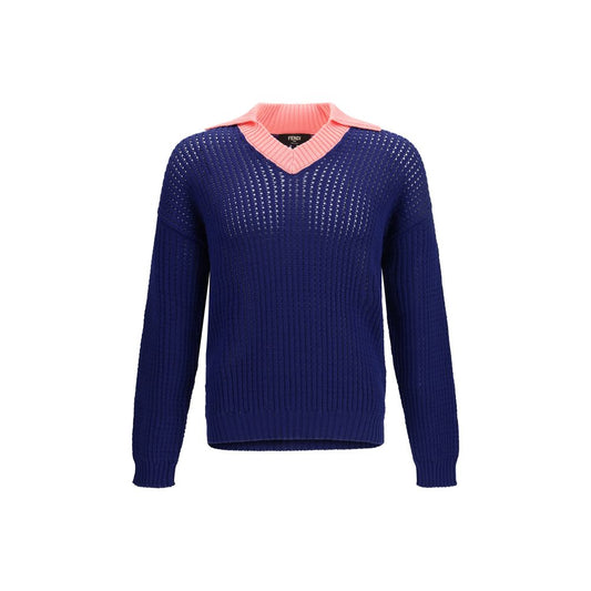 Fendi blauw katoenen sweatshirt