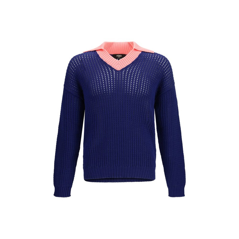 Sweat-shirt Fendi en coton bleu