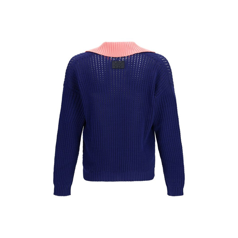Sweat-shirt Fendi en coton bleu