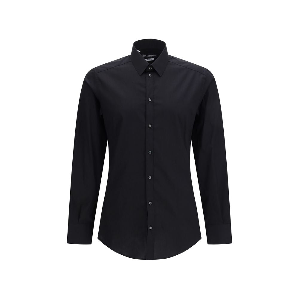 Chemise noire en coton Dolce & Gabbana