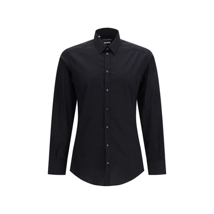 Chemise noire en coton Dolce & Gabbana