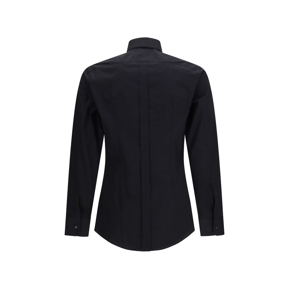 Chemise noire en coton Dolce & Gabbana