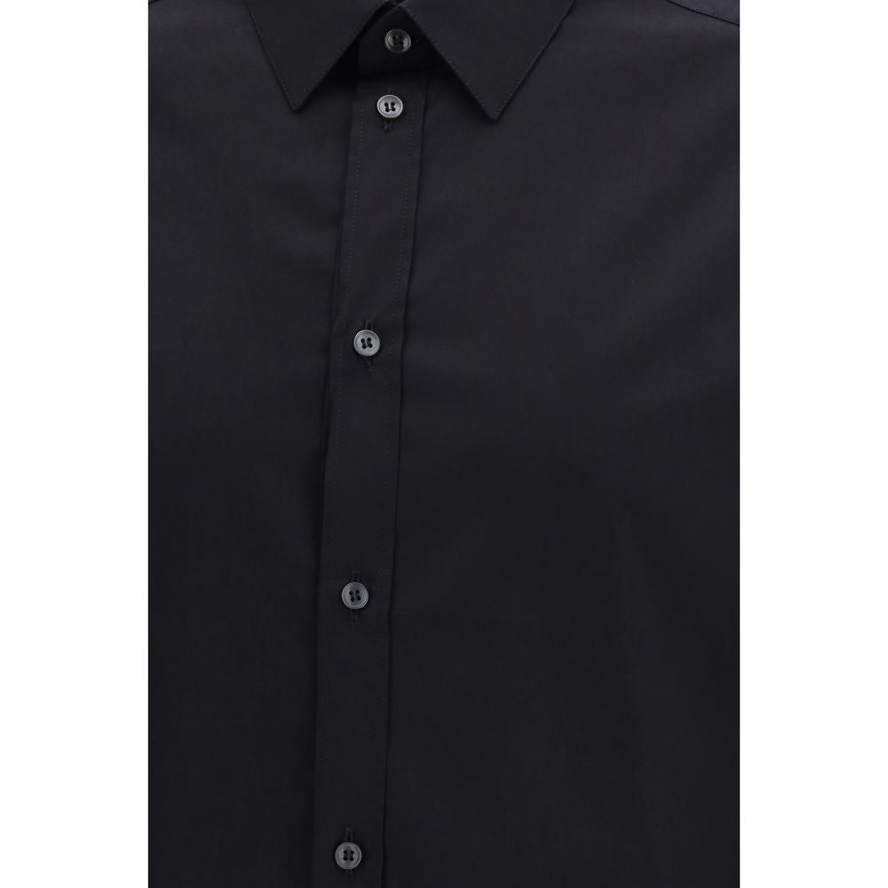 Chemise noire en coton Dolce & Gabbana