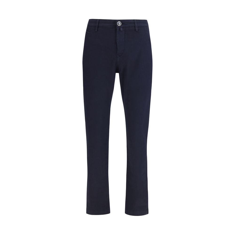 Jacob Cohen Bobby Slim Fit Blue Cotton Chino Pants