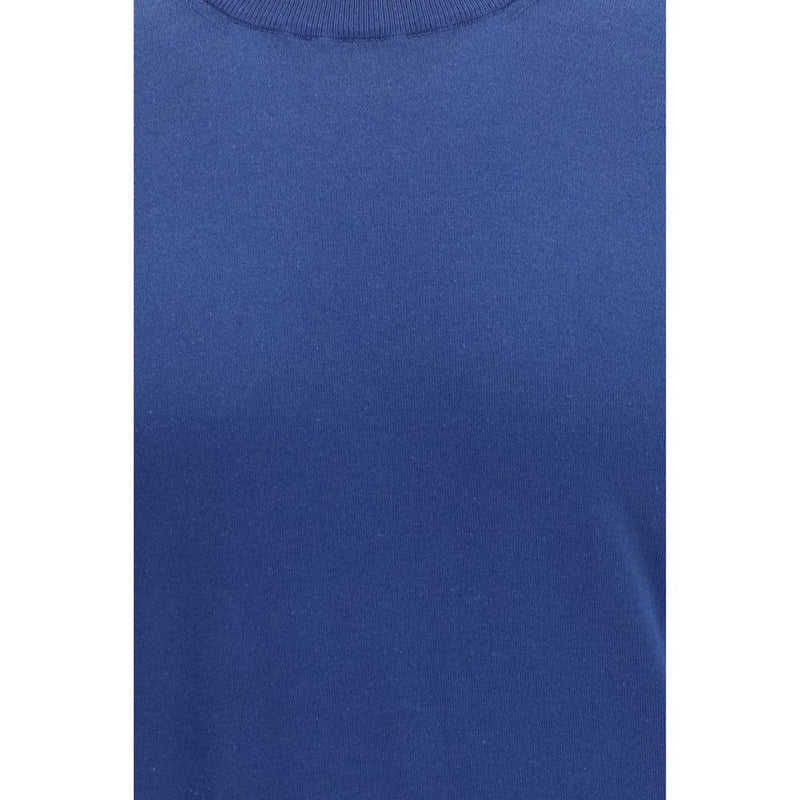 Brunello Cucinelli Blue Cotton T-Shirt - Sophisticated Style