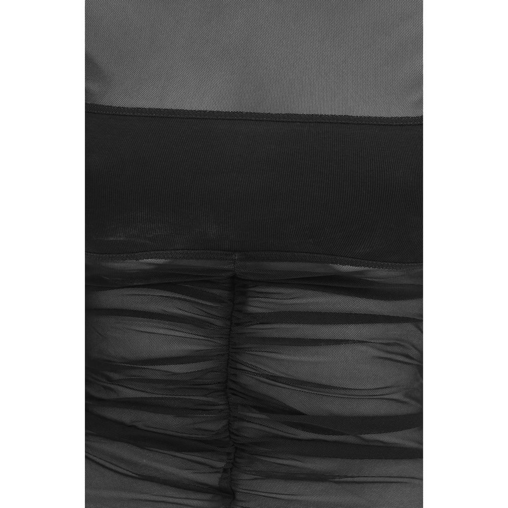 Rick Owens Black Nylon Blouse - Tempio Bandeau Top