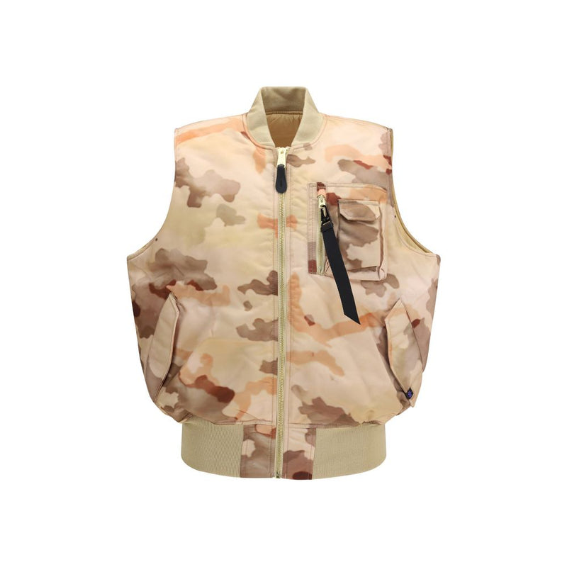 ALPHA INDUSTRIES MA-1 Base Camouflage Vest Beige Nylon