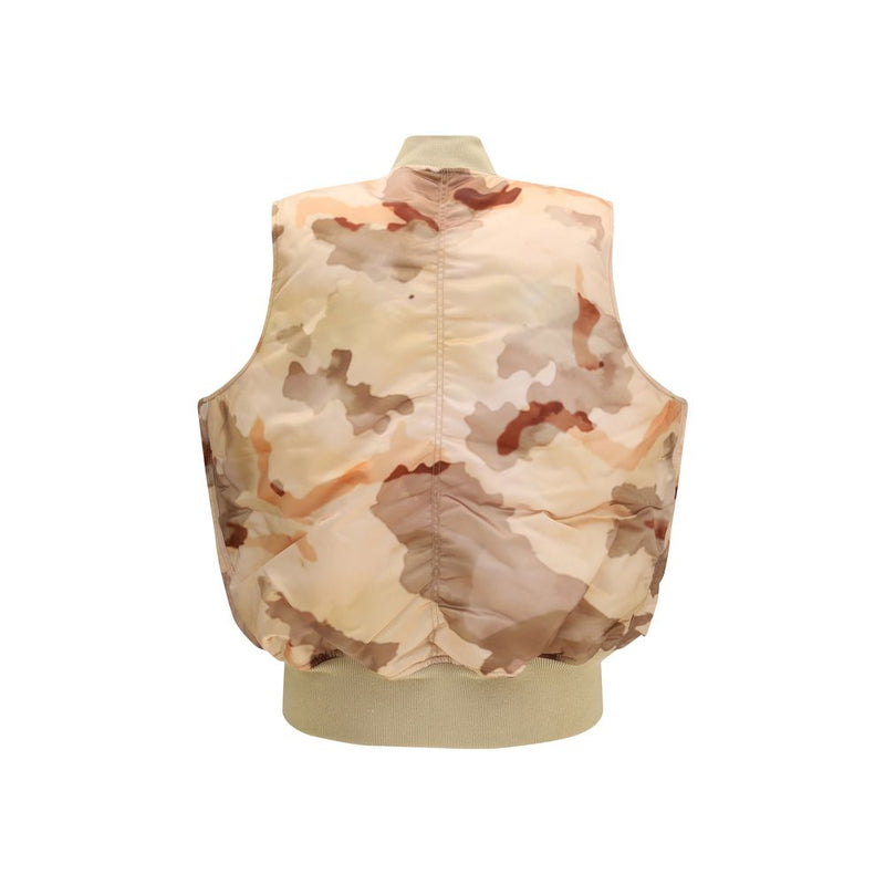 ALPHA INDUSTRIES MA-1 Base Camouflage Vest Beige Nylon