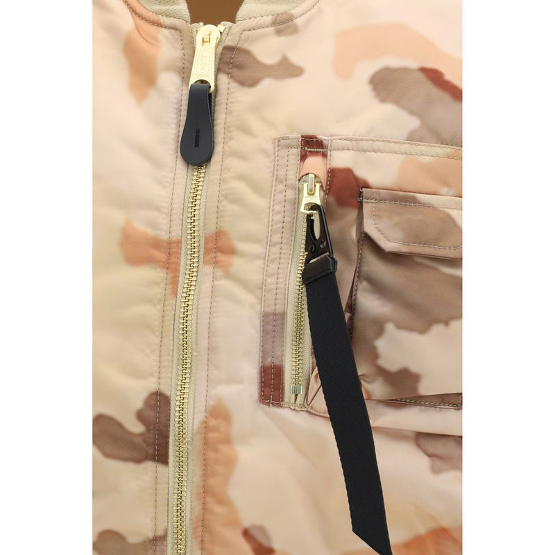 ALPHA INDUSTRIES MA-1 Base Camouflage Vest Beige Nylon