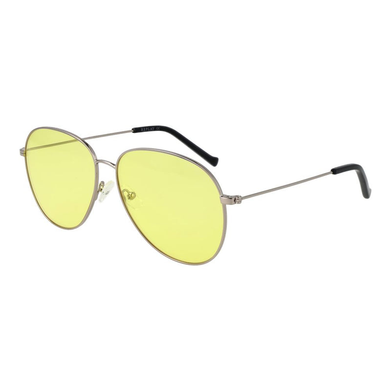 Replay Silver Metal Sunglasses for Women