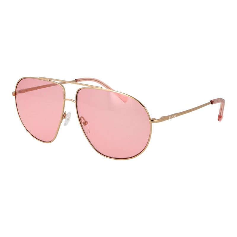 Replay Gold Metal Sunglasses - Unisex Aviator Style