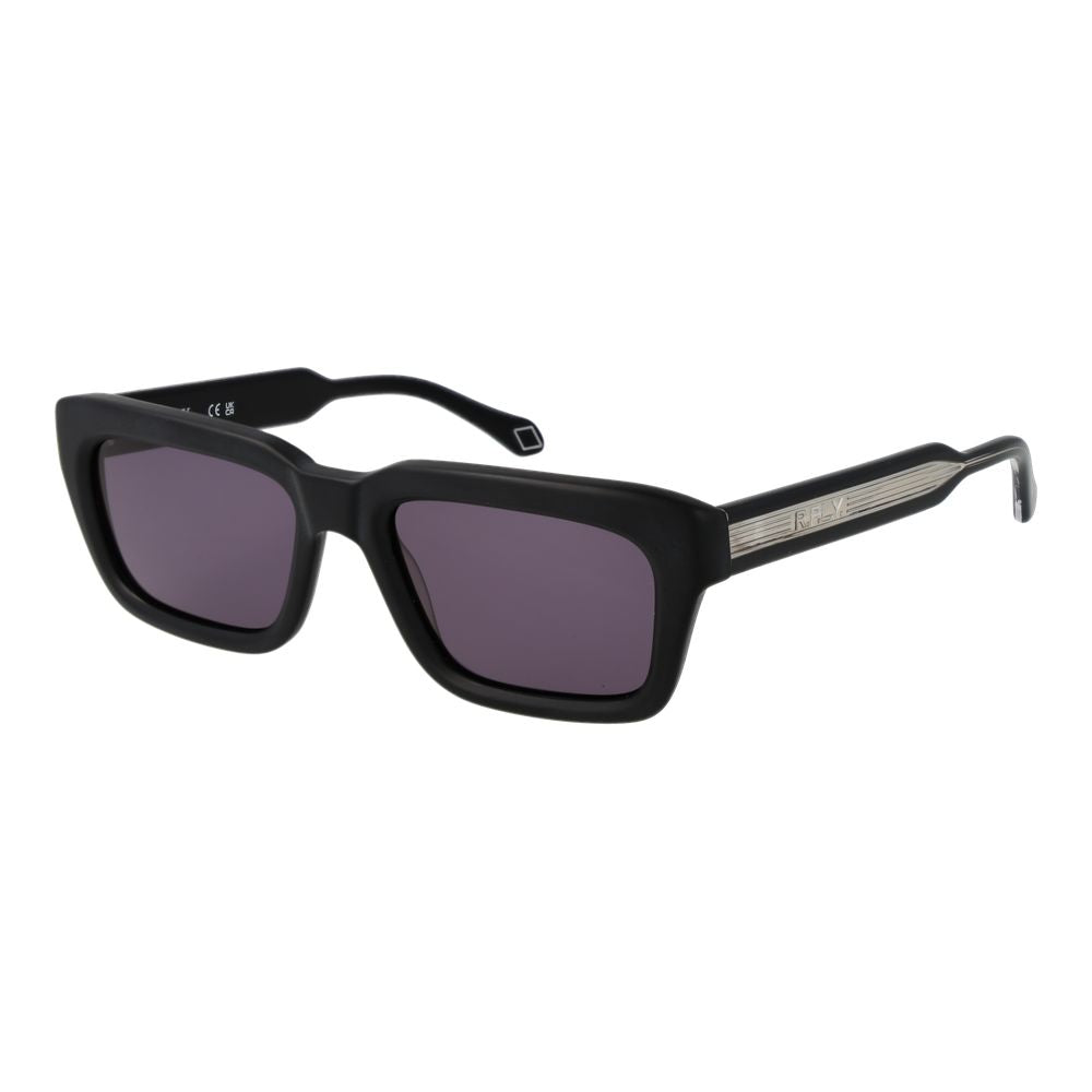 Replay Black Plastic Sunglasses for Men