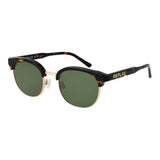 Replay Brown Metal Sunglasses - Unisex Browline Style