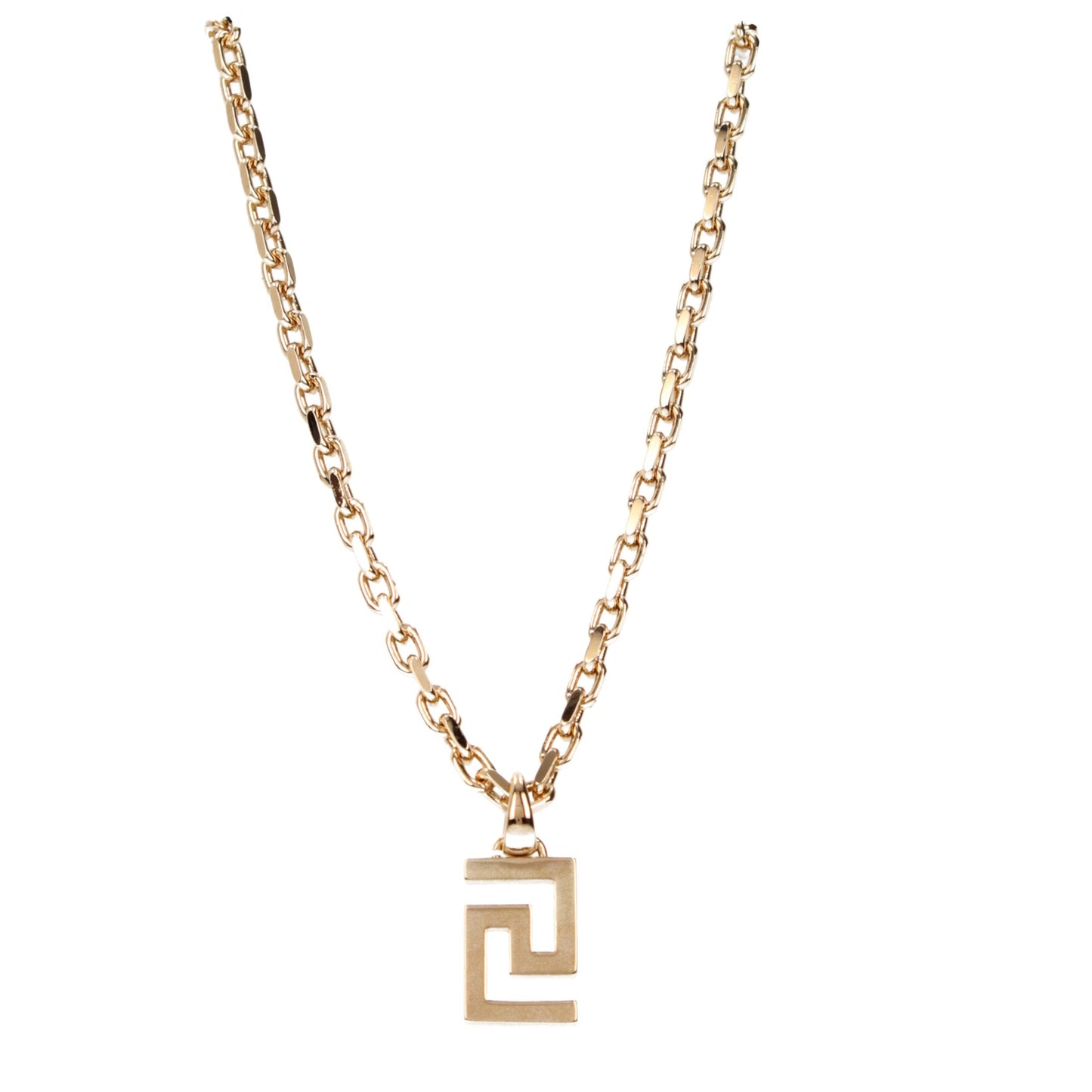 Collier en métal doré Versace