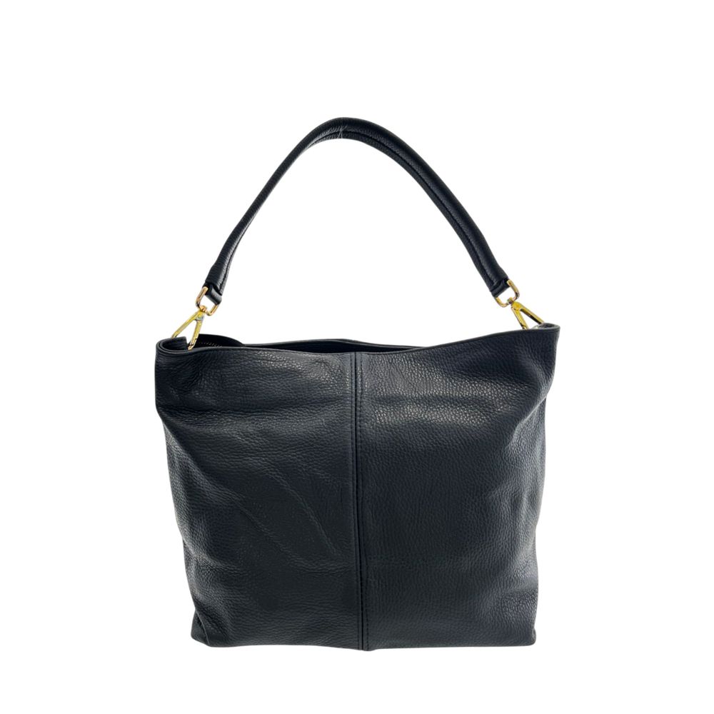 Baldinini Trend Black Leather Women's Shoulder Bag