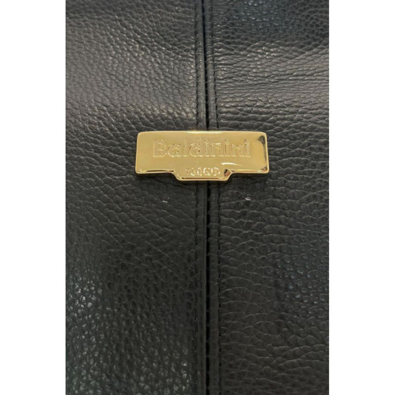 Baldinini Trend Black Leather Women's Shoulder Bag