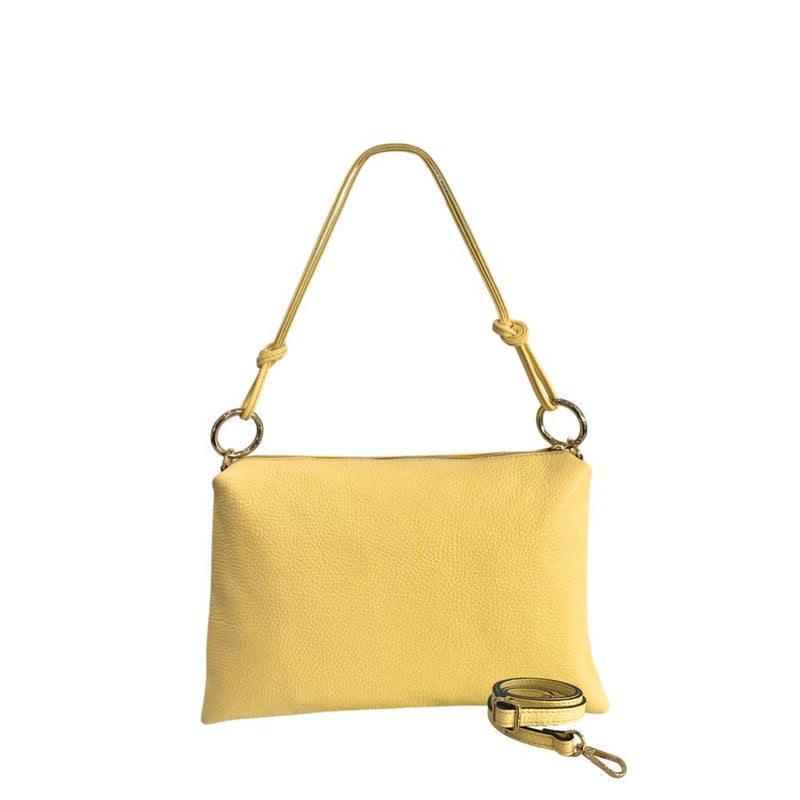 Baldinini Trend Bicolor Cowhide Clutch Bag - Élégance et Praticité