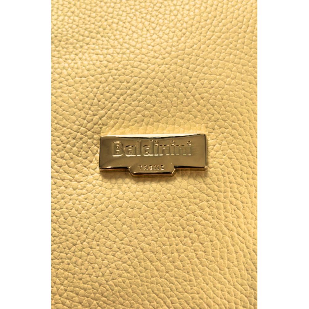 Baldinini Trend Bicolor Cowhide Clutch Bag