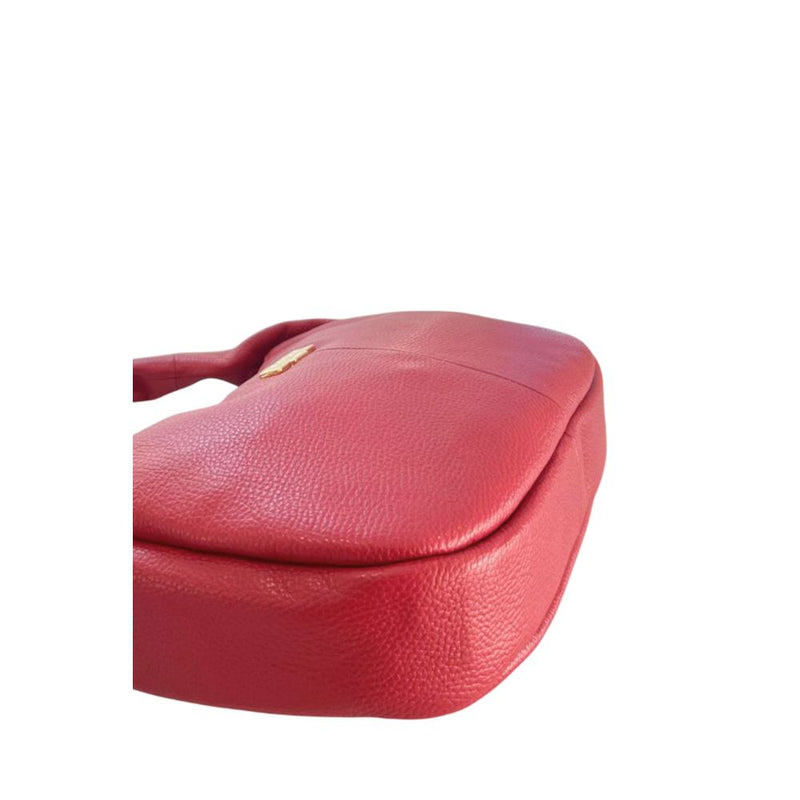 Baldinini Trend Red Leather Shoulder Bag for Women