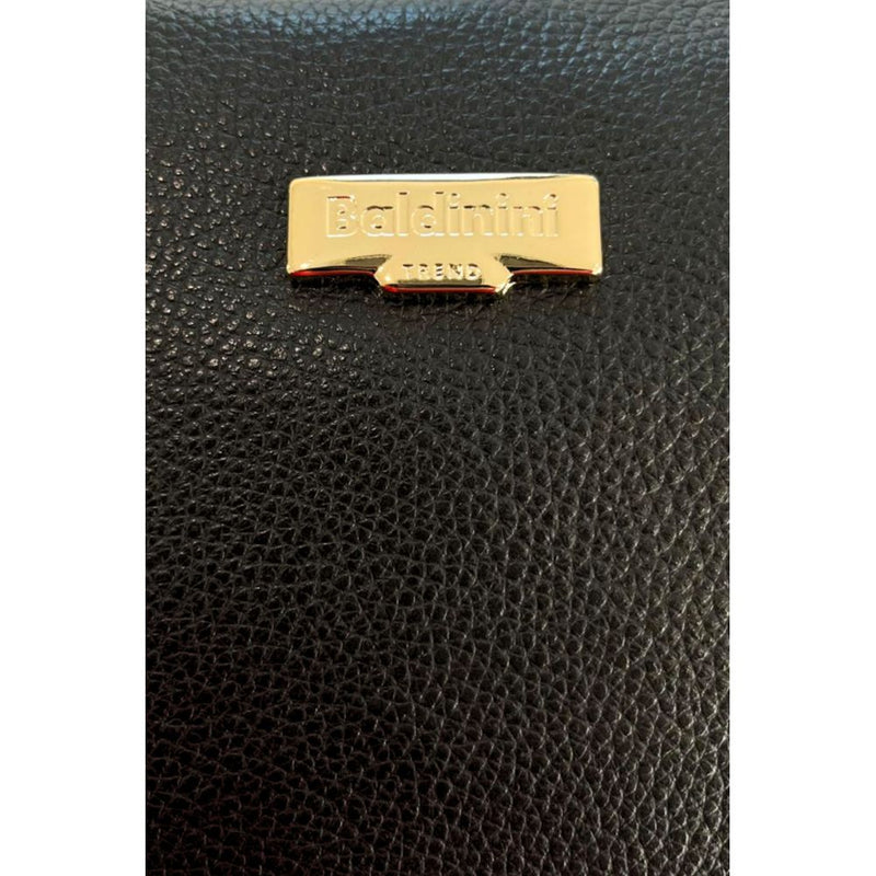 Baldinini Trend Black Leather Clutch Bag for Women
