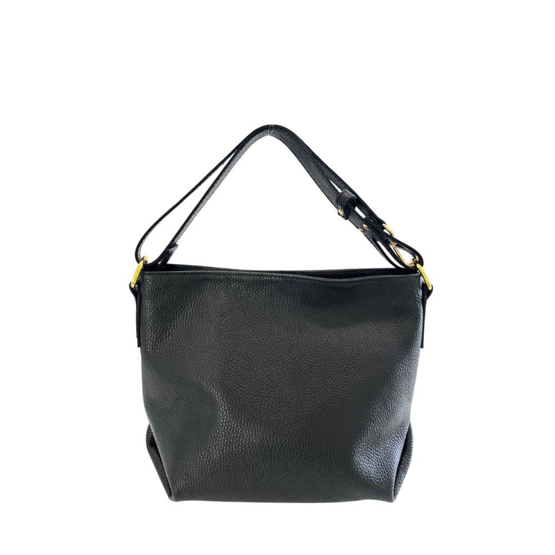 Baldinini Trend Black Leather Shoulder Bag for Women