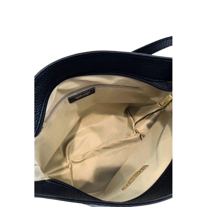 Baldinini Trend Black Leather Shoulder Bag for Women