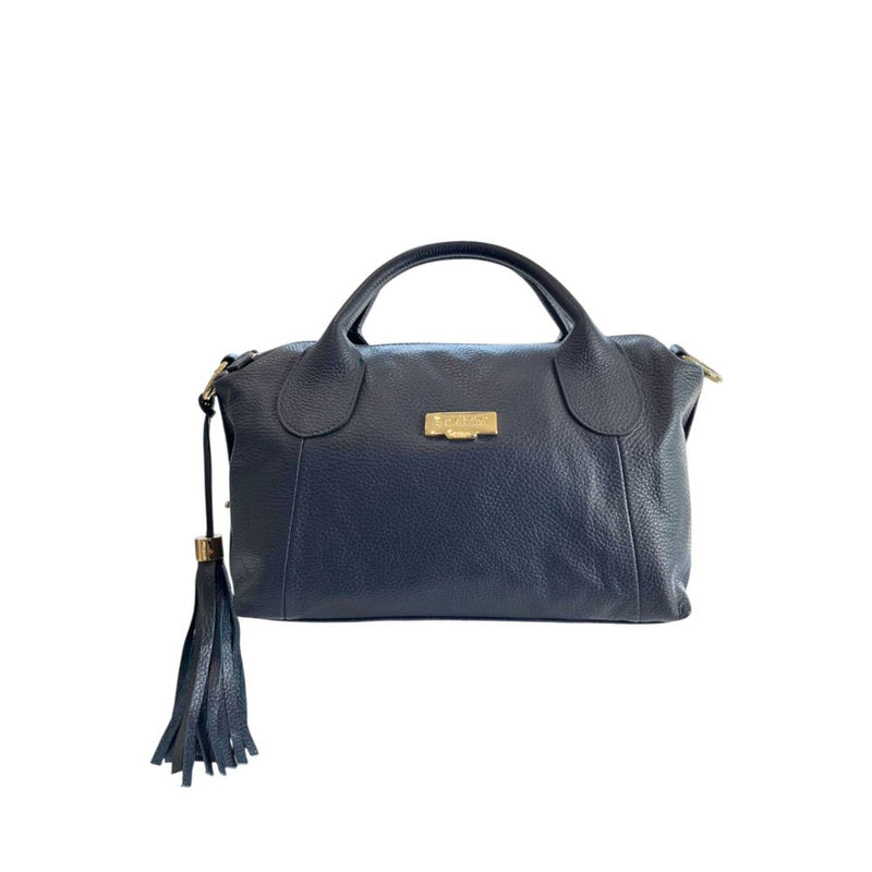 Baldinini Trend Blue Leather Handbag for Women