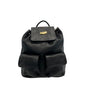 Baldinini Trend Black Leather Women Backpack