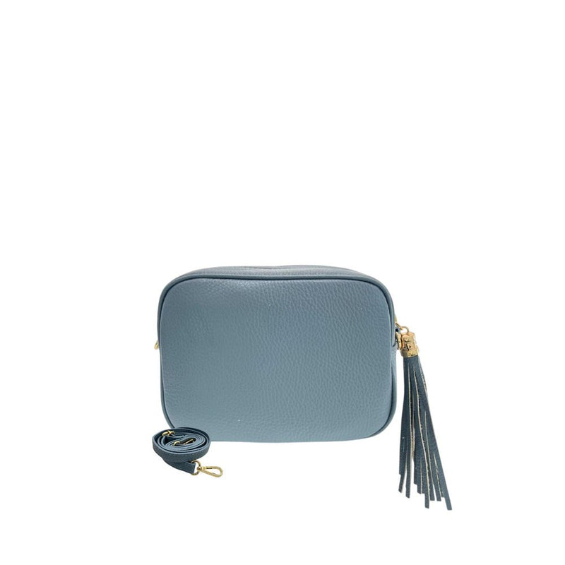 Baldinini Trend Blue Cowhide Crossbody Bag - Stylish & Functional