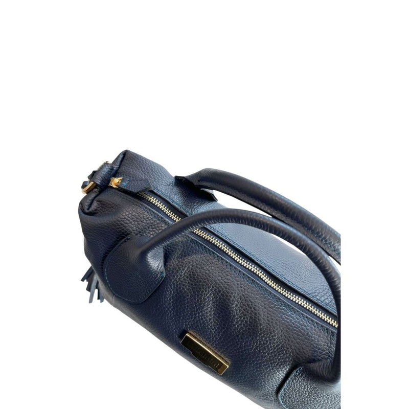 Baldinini Trend Blue Leather Handbag for Women