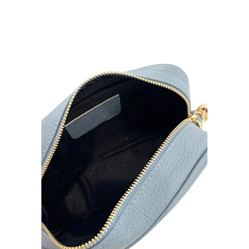 Baldinini Trend Blue Cowhide Crossbody Bag - Stylish & Functional