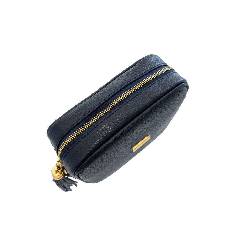 Baldinini Trend Blue Cowhide Crossbody Bag - Stylish & Functional