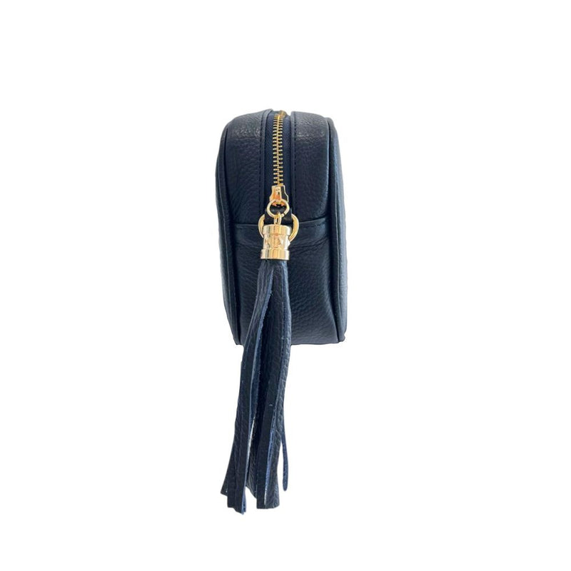 Baldinini Trend Blue Cowhide Crossbody Bag - Stylish & Functional