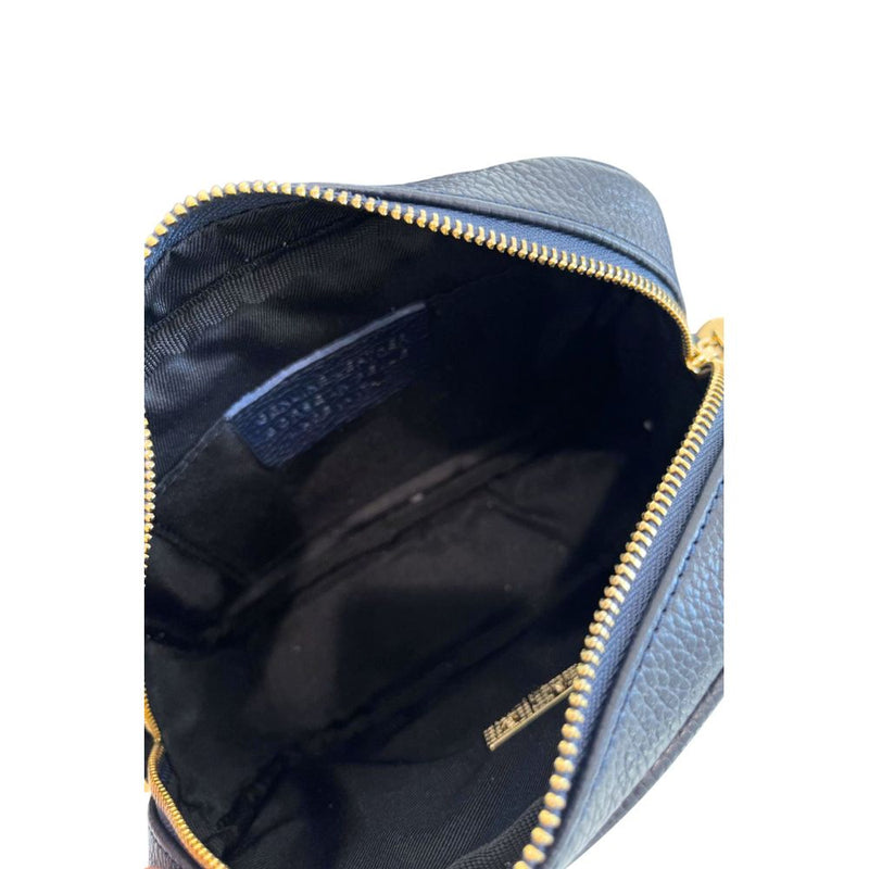 Baldinini Trend Blue Cowhide Crossbody Bag - Stylish & Functional