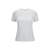 Max Mara Pure White Cotton T-Shirt for Women