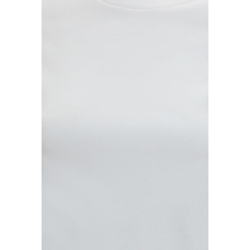 Max Mara Pure White Cotton T-Shirt for Women