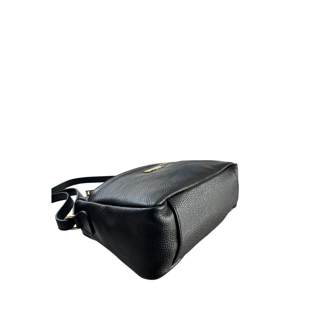 Baldinini Trend Black Leather Women’s Crossbody Bag