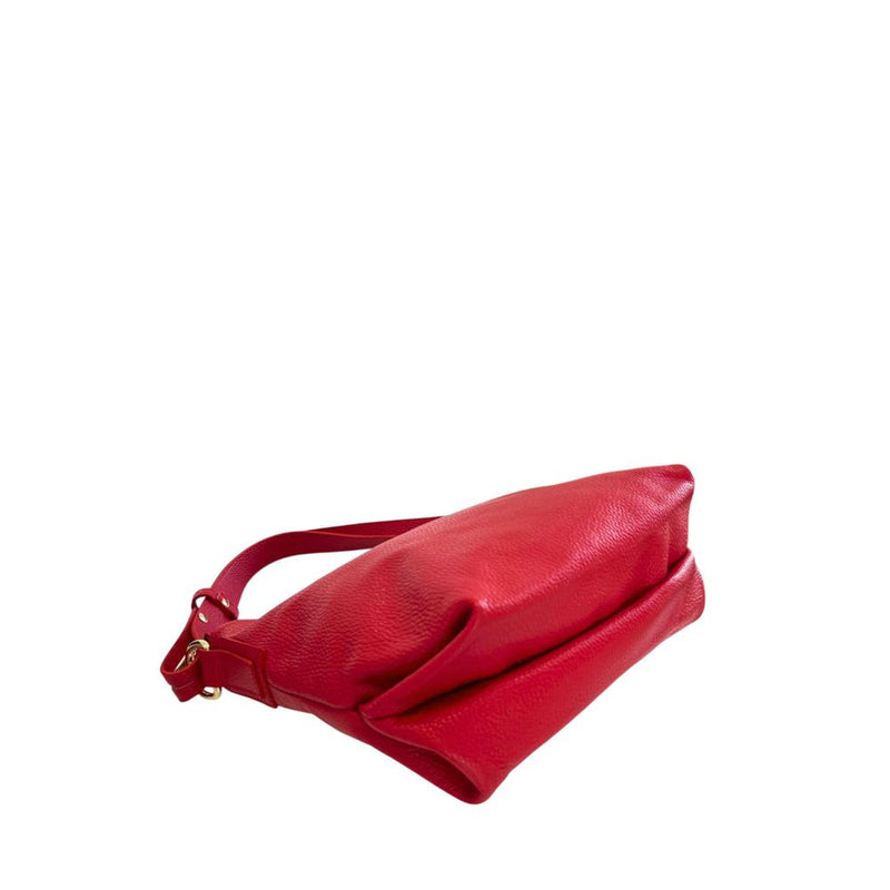 Baldinini Trend Red Leather Shoulder Bag for Women
