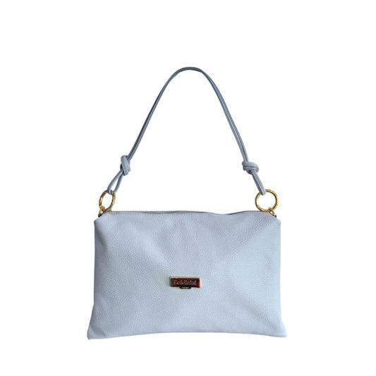 Baldinini Trend Blue Leather Shoulder Bag for Women