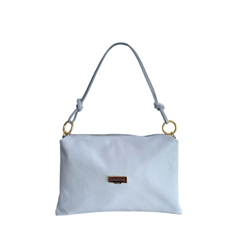 Baldinini Trend Blue Leather Shoulder Bag for Women