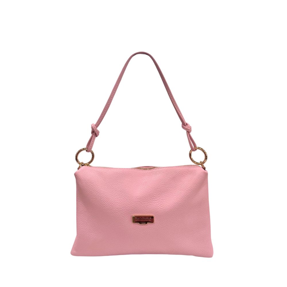 Baldinini Trend Pink Leather Shoulder Bag for Women