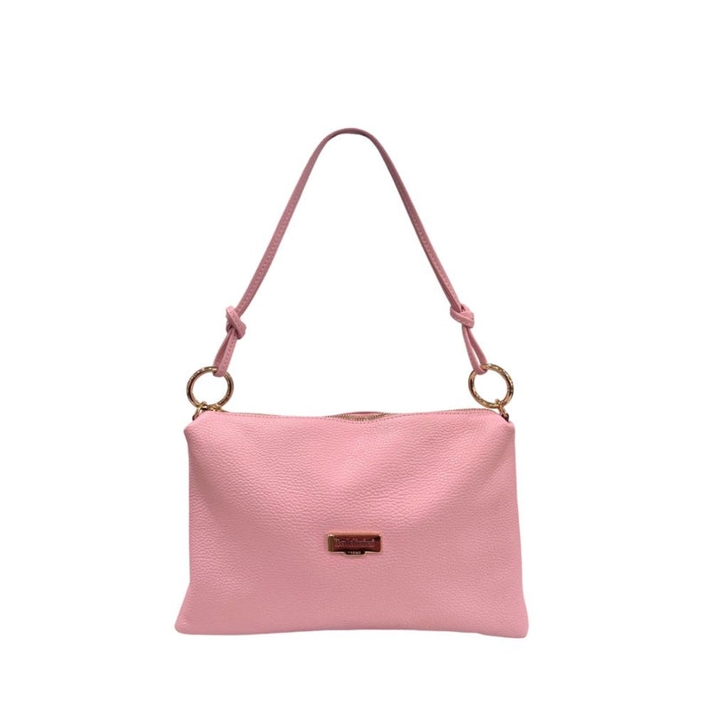 Baldinini Trend Pink Leather Shoulder Bag for Women