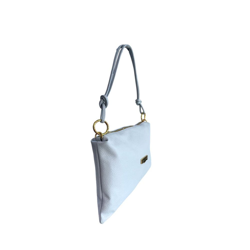 Baldinini Trend Blue Leather Shoulder Bag for Women