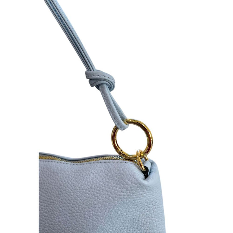 Baldinini Trend Blue Leather Shoulder Bag for Women