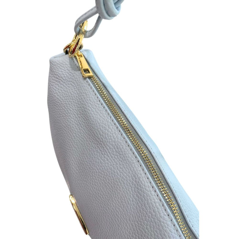 Baldinini Trend Blue Leather Shoulder Bag for Women