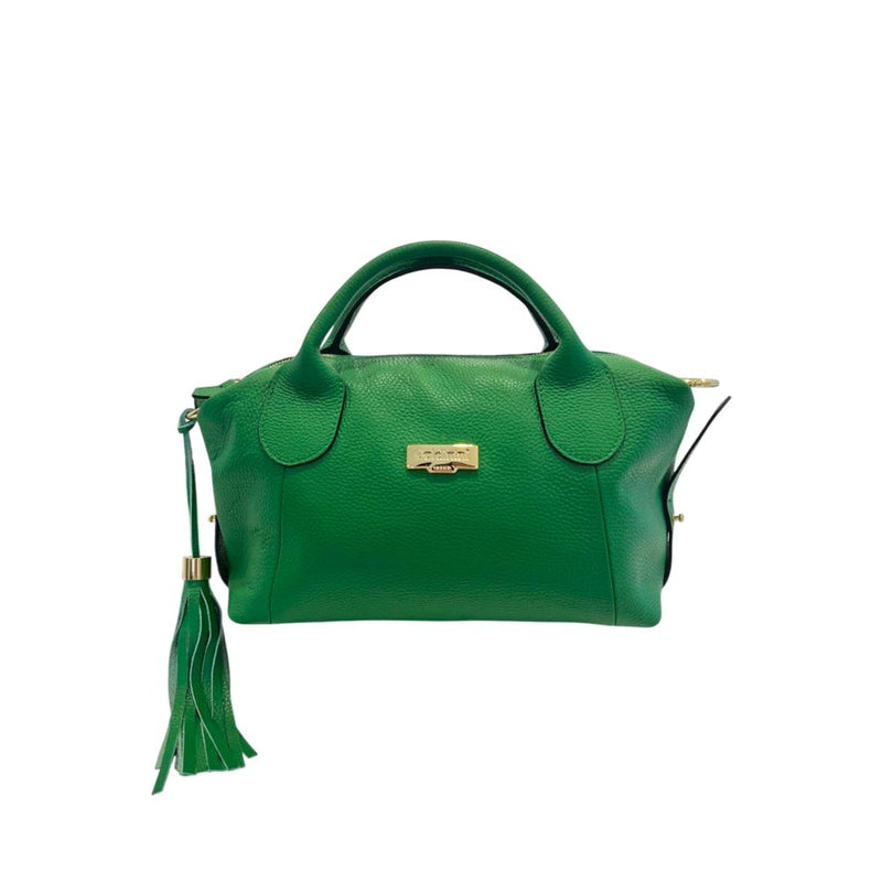 Baldinini Trend Green Leather Handbag for Women